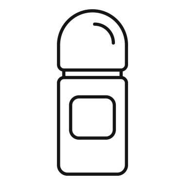 Deodorant çubuğunun basit bir simgesi. Hijyen ve kişisel bakım için mükemmel.