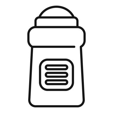 Deodorant çubuğunun basit bir simgesi. Hijyen ve kişisel bakım için mükemmel.