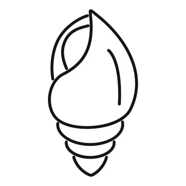 Deniz kabuğunu tasvir eden basit çizgiler, sahil taramasını ve doğanın güzelliğini çağrıştırıyor.