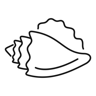 Deniz kabuğunun basit bir sanat simgesi yaz tatilini çağrıştırıyor.