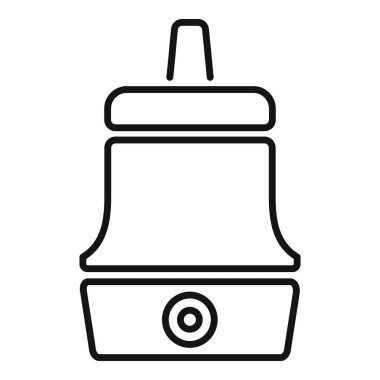 Parfüm ve aromaterapi için özet biçiminde elektrikli mum eritme simgesi