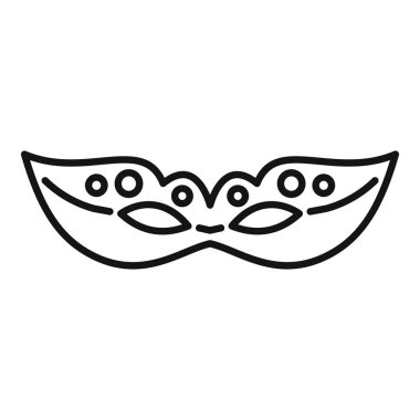 Şen karnaval maskesi şenlik ortamlarının neşe ve heyecanını temsil ediyor.