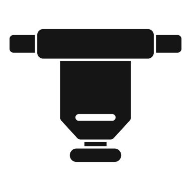 Çimento dökmek ve hava kabarcıklarını temizlemek için kullanılan elektrikli beton vibratör.