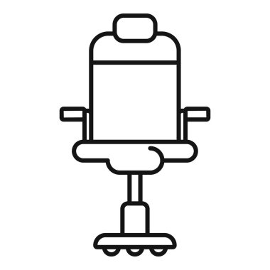 Bütün gün bilgisayarda çalışmak için tekerlekli rahat bir ofis sandalyesi.