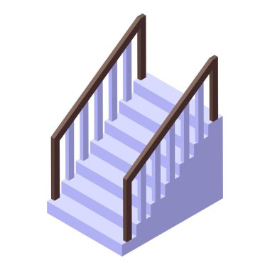 Güvenlik ve destek için her iki tarafında ahşap korkuluklar bulunan, yukarı doğru çıkan merdivenleri gösteren bir resim.