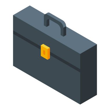 Güvenli kilidi olan kapalı bir çanta. Değerli ticari içeriklerin korunduğunu gösteriyor.