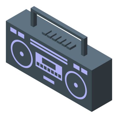 Isome 'ın teybi sapıyla müzik çalıyor.