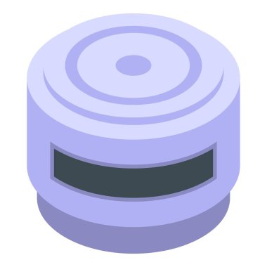 Boş etiketli yuvarlak kutu, gıda paketleme tasarımınızı sunmak için mükemmel