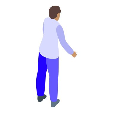 Erkek doktor arkası bize dönük duruyor ve bir şeye işaret ediyor.