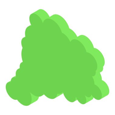 Yeşil çalı fotosentez yoluyla oksijen üretiyor.