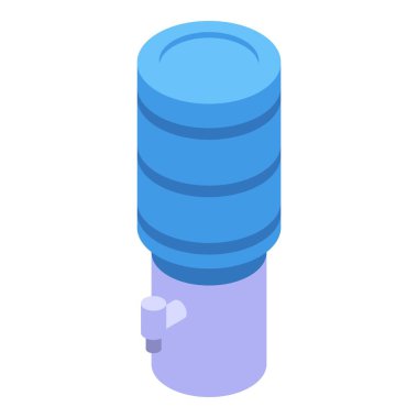 Ofis su soğutucusu ferahlatıcı ve saf su dağıtıyor.