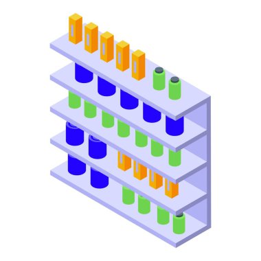 Depo depolama sistemi raflardaki karton kutularda malları düzenliyor, verimli lojistik ve envanter yönetimi