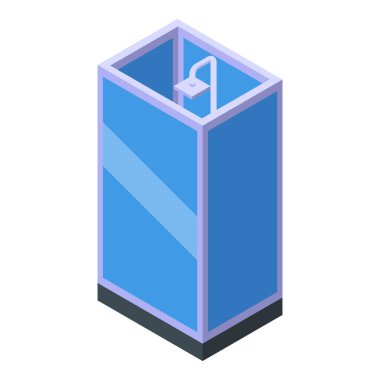 Şık ve modern duş kabini. Çağdaş banyo yenileme projesi için mükemmel.