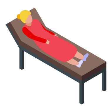 Kadın hasta ameliyattan sonra hastanede yatıyor.