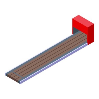 Top dönüş sistemi olan bowling kulvarı ilk bowling topunu bekliyor.