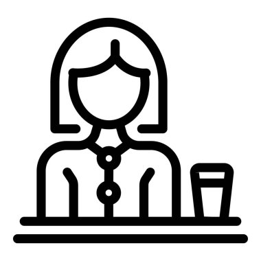 Bir ofis çalışanının masasında mola verirken çizdiği resim.