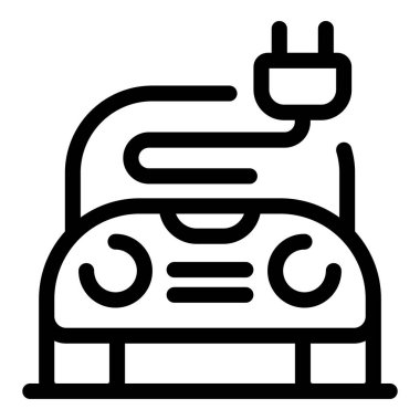 Elektrikli solaryum yatağı kapalı bir bronzlaşma seansına hazırlanmak için takılıyor.