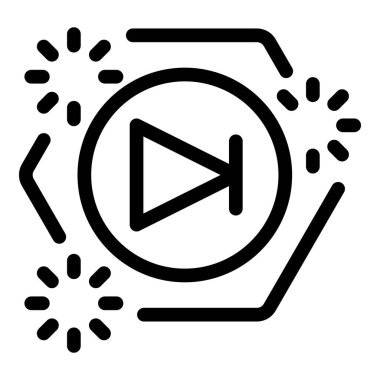 Bir videonun veya diğer içeriğin bitişini kutlayan havai fişek simgesini atla