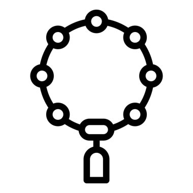 Tespih boncuklarının basit bir sanat simgesi. Genellikle çeşitli dinlerde dua ve meditasyon için kullanılır.