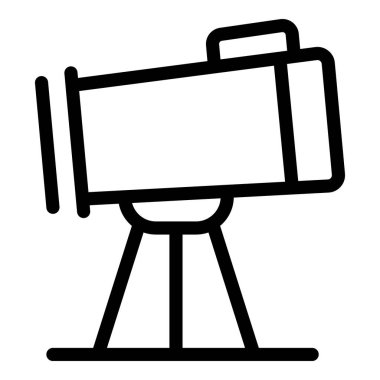 Üç ayaklı basit bir teleskop, astronomi ve yıldızları izlemek için mükemmel.