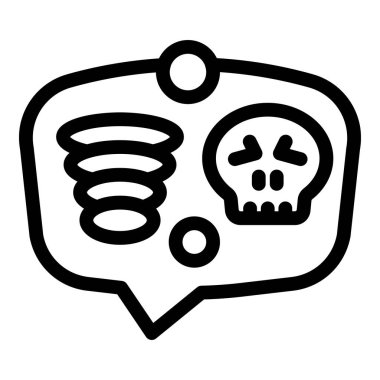 Konuşma balonu güçlü bir kablosuz ağ sinyalinin sağlık için ne kadar tehlikeli olabileceğini gösteriyor, baş ağrısı ve ölüme neden oluyor.