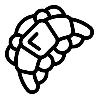 Sol ok simgesini gösteren akıllı bilezik, tasarım sırasında önceki seçeneği gösterir