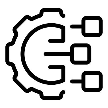 Veri entegrasyonu ve otomatikleştirilmiş iş akışı kavramını temsil eden veri bloklarına bağlanıyor