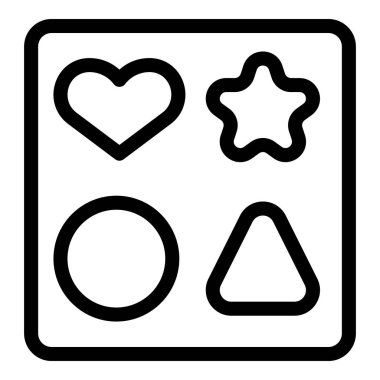 Kurabiye yapmak için farklı şekillerde pişirme tepsisi, lezzetli şeyler pişirmek için mükemmel.