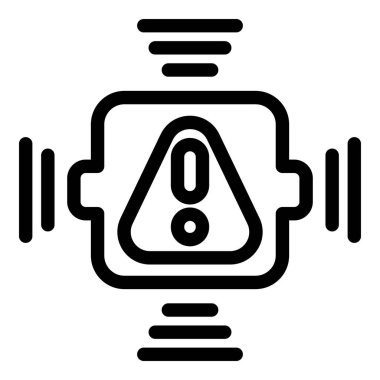 Sistem entegrasyonu uyarı işaretini veri akışı, yazılım geliştirme kavramı ile gösterir