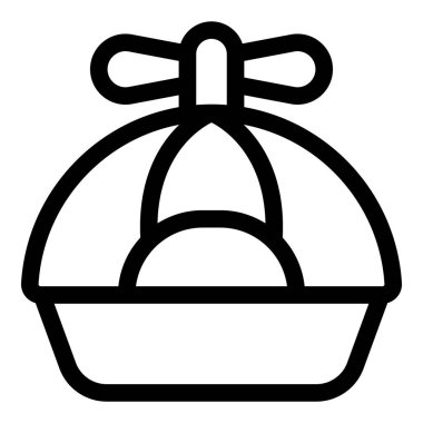 Bebek arabasının basit bir çizimi, ebeveynlik ve çocuk bakımı tasarımları için mükemmel.