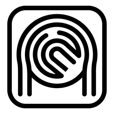 Güvenlik erişim kontrolü için kimlik doğrulaması yapan parmak izi tarayıcısı