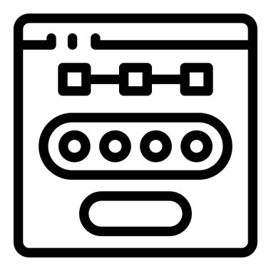 Web sitesi parola alanının bir simgesi ile parola korumalı içeriği gösteriyor