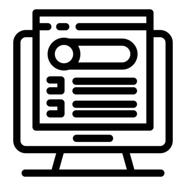 Bilgisayar çoklu seçmeli sorular ve bir ilerleme çubuğu içeren çevrimiçi bir anket gösteriyor