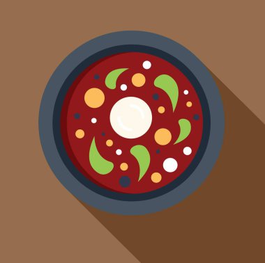 Geleneksel Asya çorbası pho bo erişteli et ve sebzeler masada.