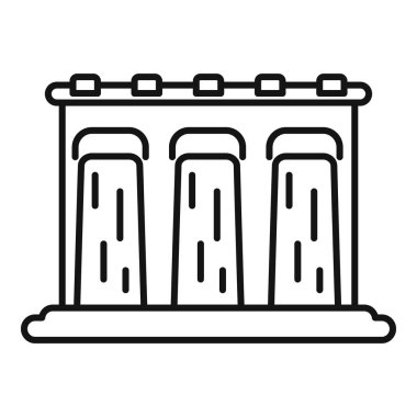 Su, temiz ve yenilenebilir enerji üreten bir hidroelektrik santralinden geçiyor.