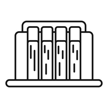 Kitaplıkta bilgi, eğitim ve geliştirme kavramı sağlayan kitap yığını