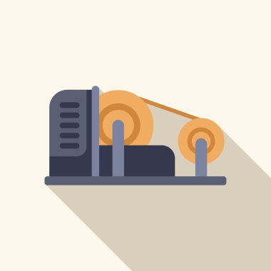 Beyaz arkaplanda izole edilmiş fitness eğitimi için kablo makinesi