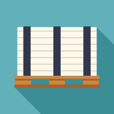 Kargoyu güvenli bir şekilde tahta bir palete bantla bağlayıp güvenli ve verimli bir şekilde nakledeceğiz.