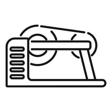 Anahat biçiminde eğitim simgesi çalıştırmak için elektrik koşu bandı makinesi