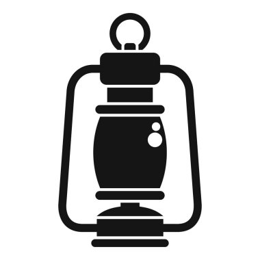 Karanlıkta ışık sağlayan bir kamp fenerinin simgesi.