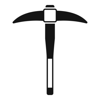 Bu vektör illüstrasyonunda ahşap saplı bir demirci kazma aleti var. Madencilik, demircilik ve aletlerle ilgili projeler için mükemmel.