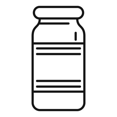 Baharat kavanozu simgesi ana hatlarıyla yemek pişirme, yemek tarifleri vs.