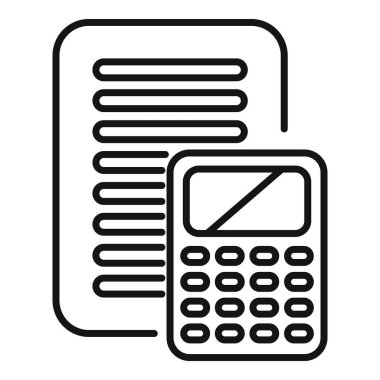 Fatura simgesi, özet biçimi hesaplamak için hesap makinesi kullanan muhasebeci