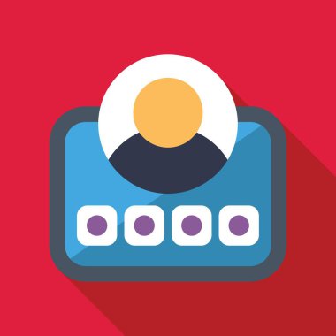 Kullanıcı profili arayüzü parola noktaları, erişim konsepti, güvenlik, giriş, kullanıcı, hesap bilgilerini gösteren hesap girişini gösterir