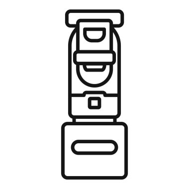 Kahve makinesinin basit bir çizimi. Taze kahve ikonu yapıyor.