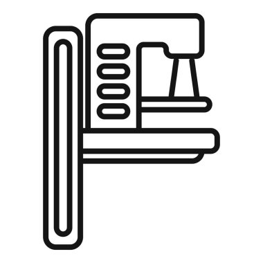 Profesyonel kahve makinesinin simgesi taze espresso kahve yapıyor.