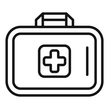 İlk yardım çantasının bu simgesi sağlık ve tıbbi yardımı temsil eder.