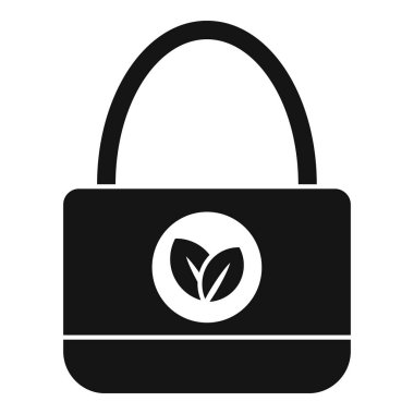 Bu basit vektör simgesi çevresel sürdürülebilirlik kavramını temsil eder