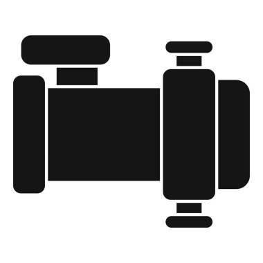 Endüstriyel tesisat sistemi için flanj kullanılarak boruya bağlı su vanası kontrol ediliyor.