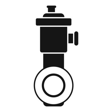 Kolu ve yuvarlak kolu olan su vanası kapatma veya açma borusu